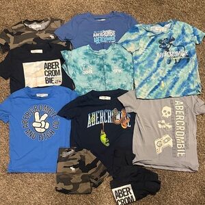 Abercrombie & Fitch Kids Blue, Gray, and Camouflage T-Shirt Collection